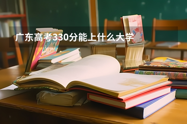 广东高考330分能上什么大学