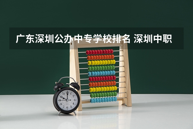 广东深圳公办中专学校排名 深圳中职学校排名