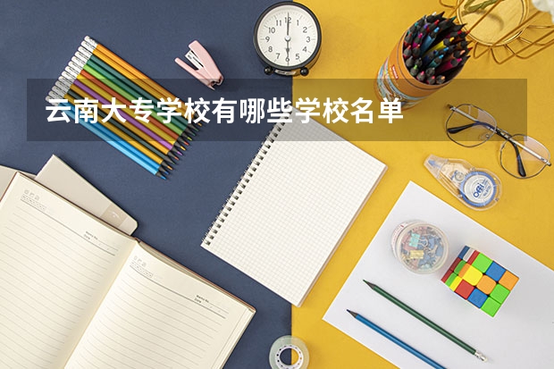 云南大专学校有哪些学校名单