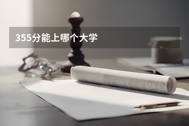 355分能上哪个大学