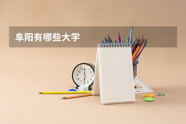 阜阳有哪些大学