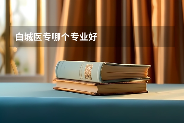 白城医专哪个专业好