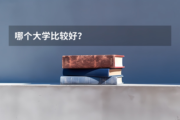 哪个大学比较好?