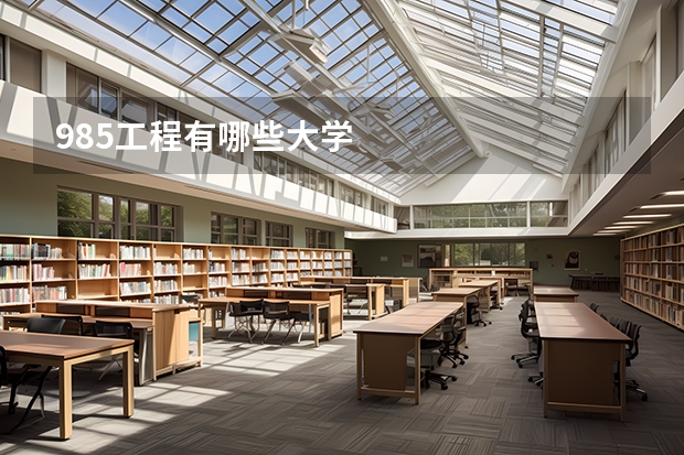 985工程有哪些大学