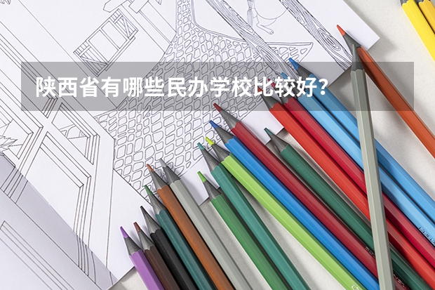 陕西省有哪些民办学校比较好？