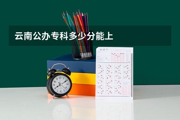 云南公办专科多少分能上