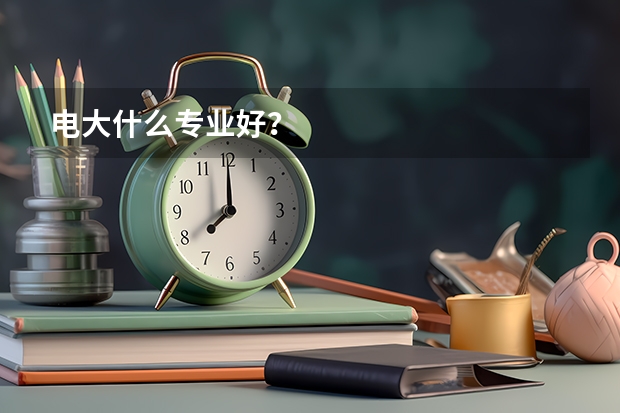 电大什么专业好?