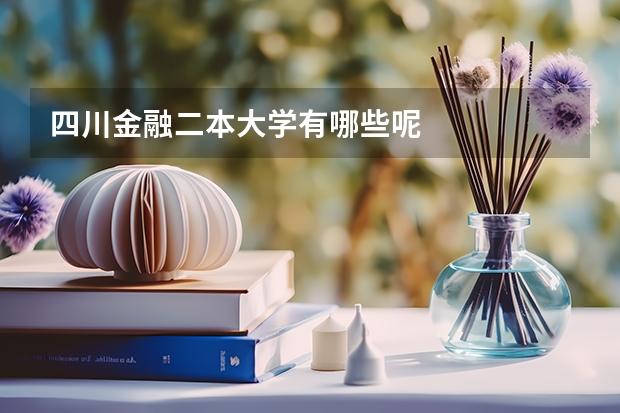 四川金融二本大学有哪些呢