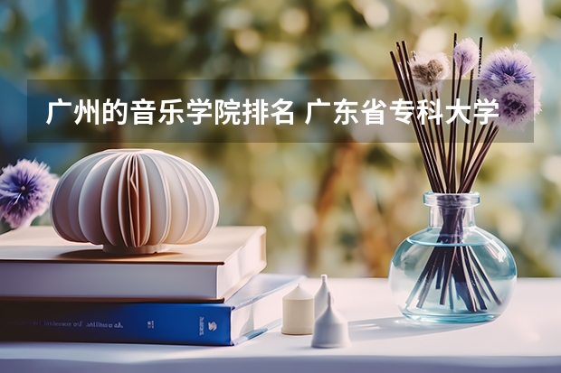 广州的音乐学院排名 广东省专科大学排名