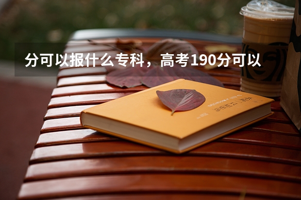 分可以报什么专科，高考190分可以读的学校