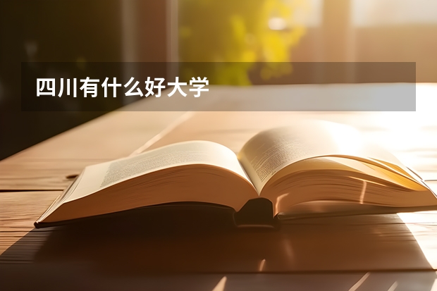 四川有什么好大学