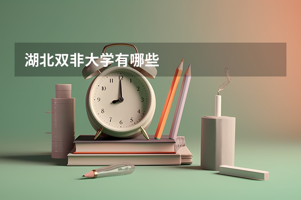 湖北双非大学有哪些