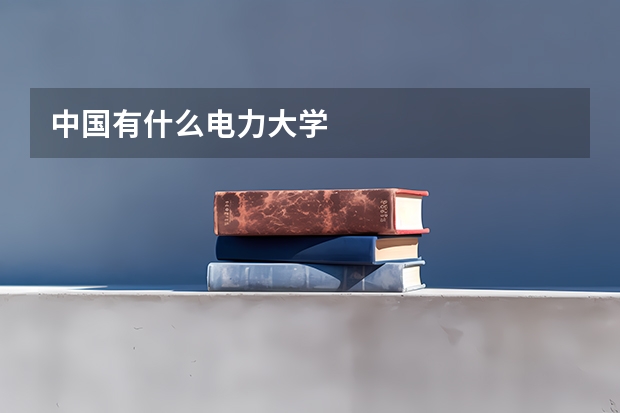 中国有什么电力大学